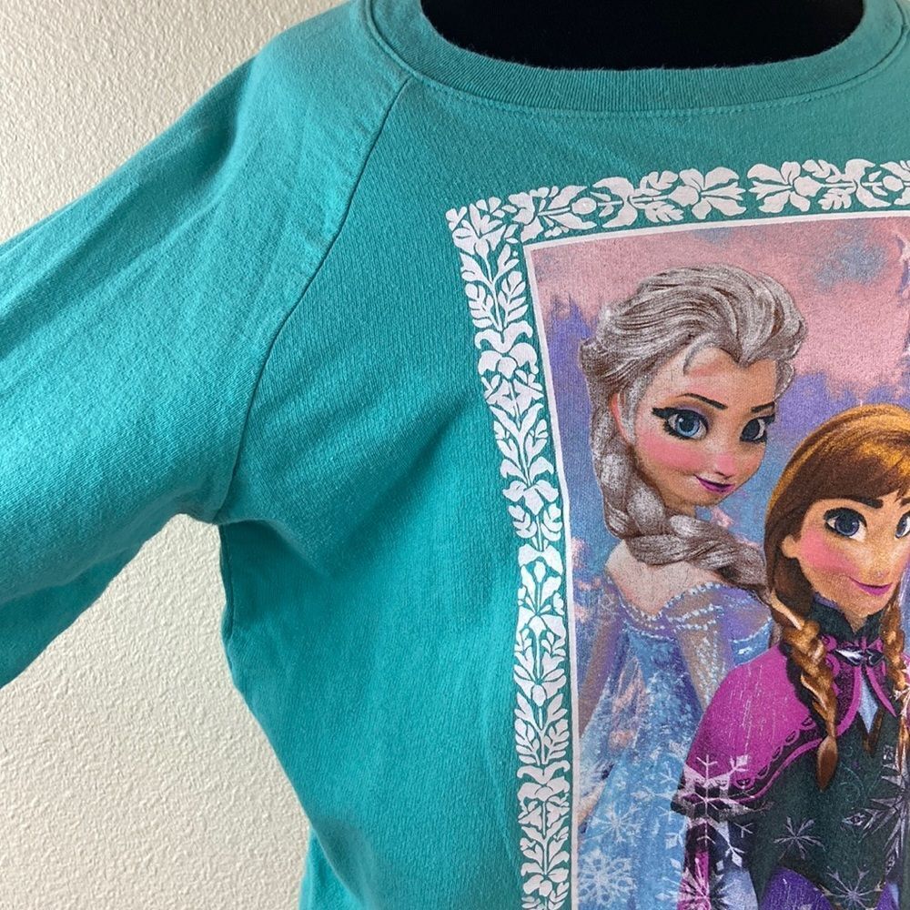 FROZEN DISNEY ANA & ELSA VINTAGE SWEATER SIZE L - Picture 3 of 8